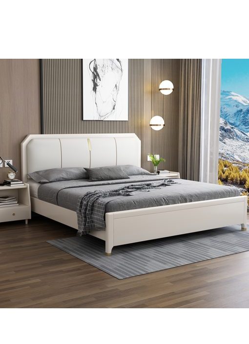 Giường ngủ bằng gỗ sồi GNSV005