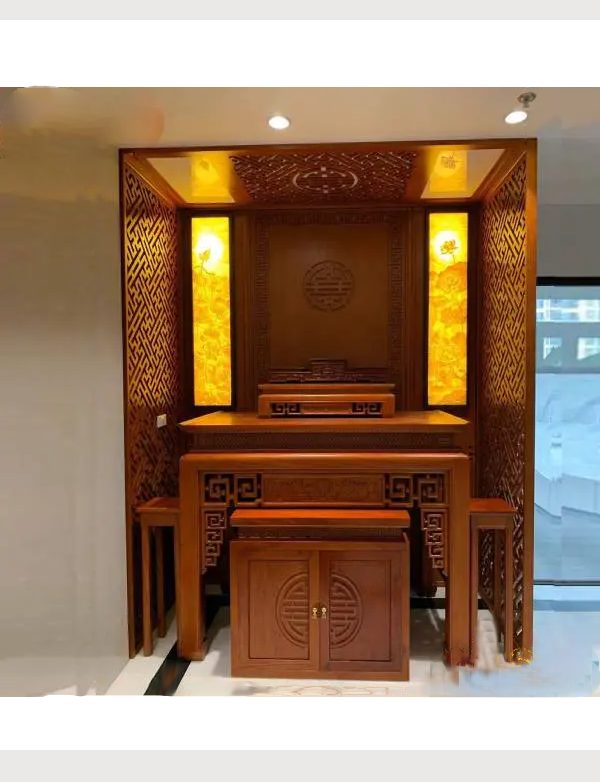 BÀN THỜ GỖ GÕ ĐỎ SV80