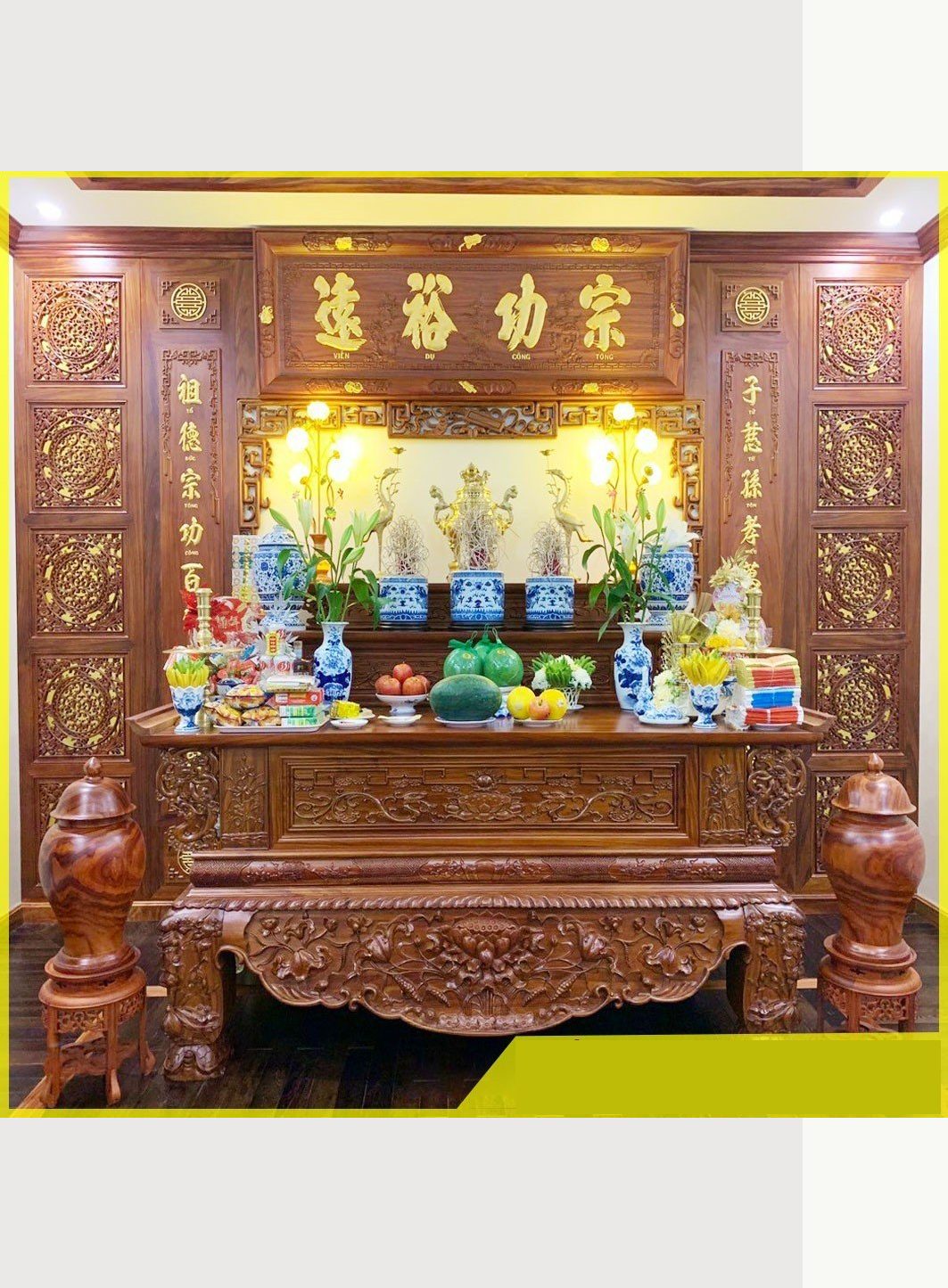 Sập thờ Mai Điểu SV8A