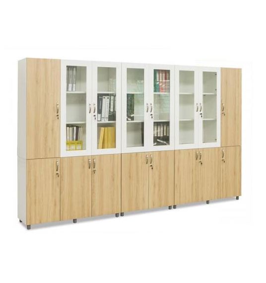Cụm tủ sắt cánh gỗ THSSV12
