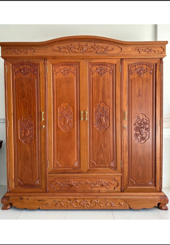 TỦ QUẦN ÁO 3 BUỒNG 4 CÁNH SV62