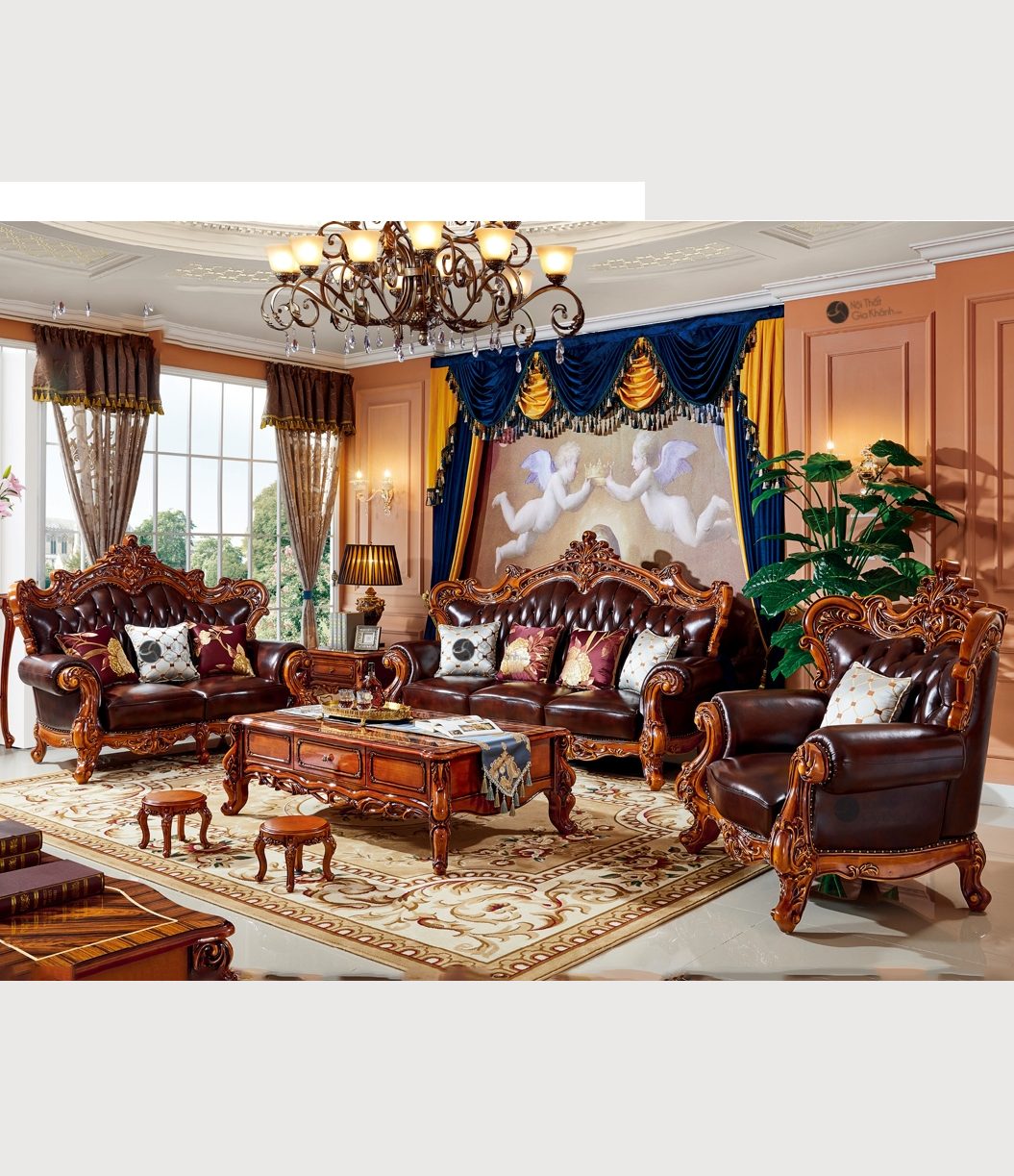Bộ Sofa Cổ Điển Cao Cấp SV453