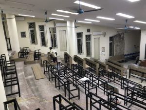 Công Trình: Nội thất giảng đường khoa Luật – Đại học Quốc gia Hà Nội – hình 1