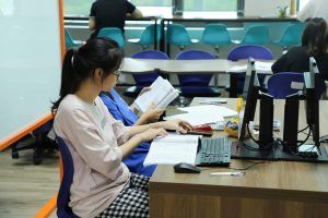 Công Trình: Nội thất cho trung tâm Thư Viện và Tri Thức Số – Đại học Quốc Gia Hà Nội tại Hòa Lạc – hình 35